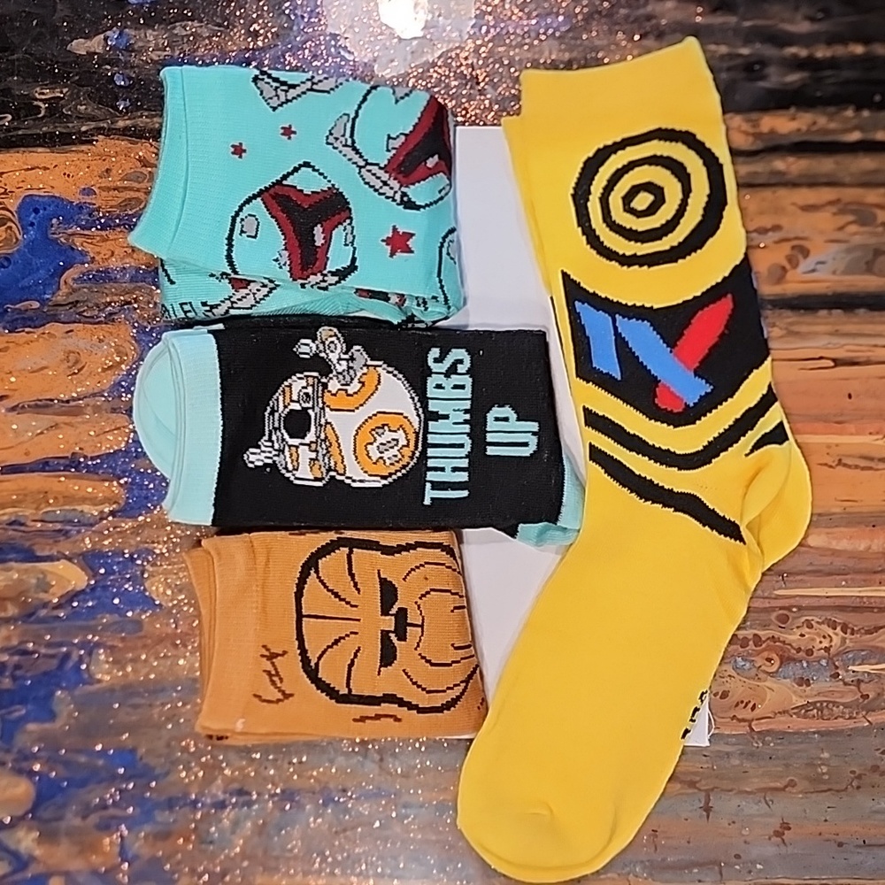 4 Pair of Star wars socks
